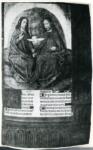 Anonimo fiammingo sec. XVI , Allegoria della Trinità, Finta cornice architettonica con motivi decorativi