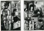 Anonimo , Deux miniatures d'un Livre d'Heures manuscrit in-8° sur vélin de 108 ff/ Travail français. - XVe siècle/ (Collection Cottreau)