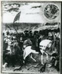Eyck Jan van , Principe a cavallo, Paesaggio marino con figure, Cavalieri, Apparizione di Dio Padre