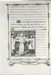 Anonimo francese sec. XVI , Consacrazione di calice e patena, Confermazione, Iniziale P, Iniziale decorata
