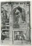 Anonimo , Anonimo - sec. XV, terzo quarto - Libro d'Ore della Vergine all'uso di Roma con Calendario, una pagina miniata