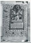 Anonimo , Anonimo francese - 1410-1425 ca. - Libro d'Ore della Vergine con Calendario, una pagina miniata