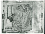 Anonimo bizantino , Lavanda dei piedi, Cornice con motivi decorativi fitomorfi