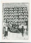 Anonimo , Cristo sul letto salomonico assistito dai sessanta forti - (Vat. gr. 1162, f. 82v
