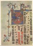 Anonimo , Anonimo - sec. XIV, ca. 1320-1330 - particolare di una pagina miniata