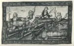 Anonimo , Teilung der eroberten Burgunder Kanonen 1476