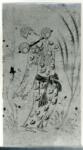 Anonimo , Figura maschile, Elementi vegetali