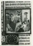 &nbsp; , Maestro delle Ore del maresciallo Boucicaut, attr. - sec. XV, primo quarto - Lucca, Biblioteca Statale, ms. 3122, f. 95r, particolare