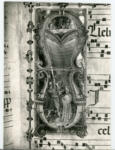 Gabinetto Fotografico della Soprintendenza Speciale per il Patrimonio Storico, Artistico ed Etnoantropologico e per il Polo Museale della città di Firenze , Franchi Rossello di Jacopo, Battista di Biagio Sanguigni - 1429 - Prato, Museo dell'Opera del Duomo, ms. D, f. 51r, particolare