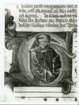 Anonimo fiorentino sec. XIV/ XV , Iniziale G, Iniziale abitata, San Giovanni Gualberto, Motivi decorativi fitomorfi