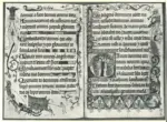 Anonimo sec. XIV , Iniziale C, Iniziale abitata, Chierici, Figure allegoriche e grottesche, Cavallo, Motivi decorativi fitomorfi