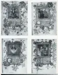 Scheerre Herman, e seguaci , Iniziale decorata, Iniziale D, Iniziale B, Iniziale V, Cornice con motivi decorativi fitomorfi, Cristo giudice, Cerimonia funebre, San Girolamo nello studio, Dio Padre con tre anime