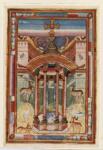 Anonimo sec. VI , Fontana della vita, Animali, Cornice con motivi decorativi geometrici