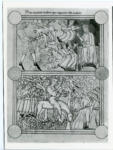Anonimo tedesco sec. XIII , Strage degli innocenti, Entrata di Cristo in Gerusalemme