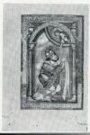 Anonimo sec. XII , Sant'Agostino, Cornice con motivi decorativi fitomorfi, Finte architetture