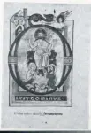 Anonimo sec. XIII , Iniziale D, Iniziale istoriata, Visione di Cristo apocalittico
