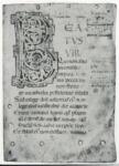 Anonimo sec. XII , Iniziale B, Iniziale decorata, Motivi decorativi fitomorfi, Notazione musicale