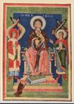 Anonimo sec. XIII , Madonna in trono con il Bambino benedicente, Monaco francescano