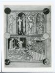 Anonimo tedesco sec. XIII , Peccato originale, Annunciazione, Annuncio ai pastori, Natività di Gesù