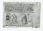 Anonimo sec. XIV , Scena di incontro, Cavaliere, Re