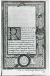 Anonimo sec. XV , Iniziale R, Iniziale decorata, Cornice con motivi decorativi fitomorfi e animali, Putti reggistemma, Stemma