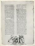 Anonimo , Anonimo - sec. XV, metà - una pagina di un manoscritto miniato