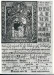 Anonimo , Anonimo - Manoscritto miniato, iniziale A