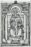 Anonimo , Martin aus der Vita des Heiligen von Severus Sulpitius.