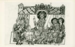 Anonimo sec. XIII , Scena evangelica, Cristo benedicente e apostoli