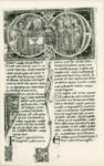 Anonimo sec. XIII , Iniziale Q, Iniziale istoriata, Iniziale F, Iniziale decorata, Motivi decorativi fitomorfi, Annuncio a san Zaccaria