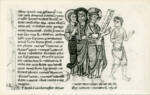Anonimo sec. XIII , Gesù Cristo guarisce il lebbroso