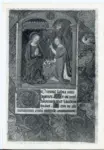 Anonimo , Evangeliario miniato su pergamena preceduto da calendario - Francia: epoca 1400-1420