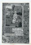 Anonimo , Evangeliario miniato su pergamena preceduto da calendario - Francia: epoca 1400-1420