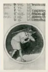 A. Villani e Figli , Anonimo sec. XIII - Pagina di un manoscritto miniato, Calendario