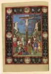  , Il Marmitta - Crocifissione e scene della Passione - miniatura al foglio 140 del messale Della Rovere