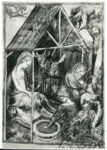 Michelino da Besozzo , Natività di Gesù, Annuncio ai pastori