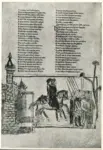 Anonimo sec. XIV , Scena storica, Cavalieri