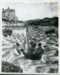 Anonimo , Miniature des &laquo; Heures de Turin &raquo; pour l' &laquo; Oraison de sainte Marthe &raquo; - (Biblioth&egrave;que nationale de Turin.)