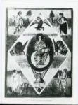 Anonimo sec. IX , Cristo in Maestà tra simboli dei quattro evangelisti