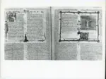 Anonimo sec. XIV , Allegoria della Trinit&agrave;, Iniziale R, Iniziale F, Iniziale decorata, Motivi decorativi fitomorfi, Animali, Monaco