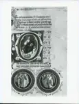 Anonimo sec. XIV ; Barisini Tommaso, (?) , Iniziale C, Iniziale abitata, Devoti in preghiera, Dextera Domini
