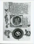 Anonimo sec. XIV ; Barisini Tommaso, (?) , Iniziale D, Iniziale abitata, Devoto in preghiera, Dextera Domini, Figura maschile nuda, Motivi decorativi fitomorfi