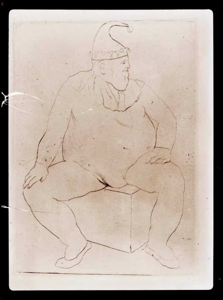 Anonimo , Picasso, Pablo - sec. XX - Dipinto di Pablo Picasso , fronte