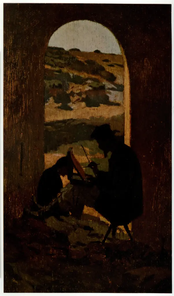 Abbati, Giuseppe , Il pittore Stanislao Pointeau