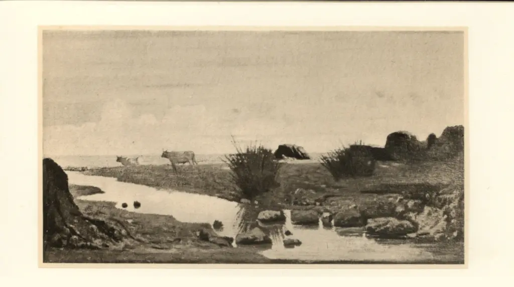 Abbati, Giuseppe , Buoi al pascolo