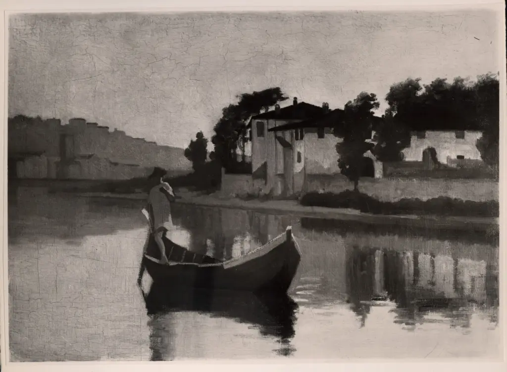 Abbati, Giuseppe , L'Arno alla Casaccia