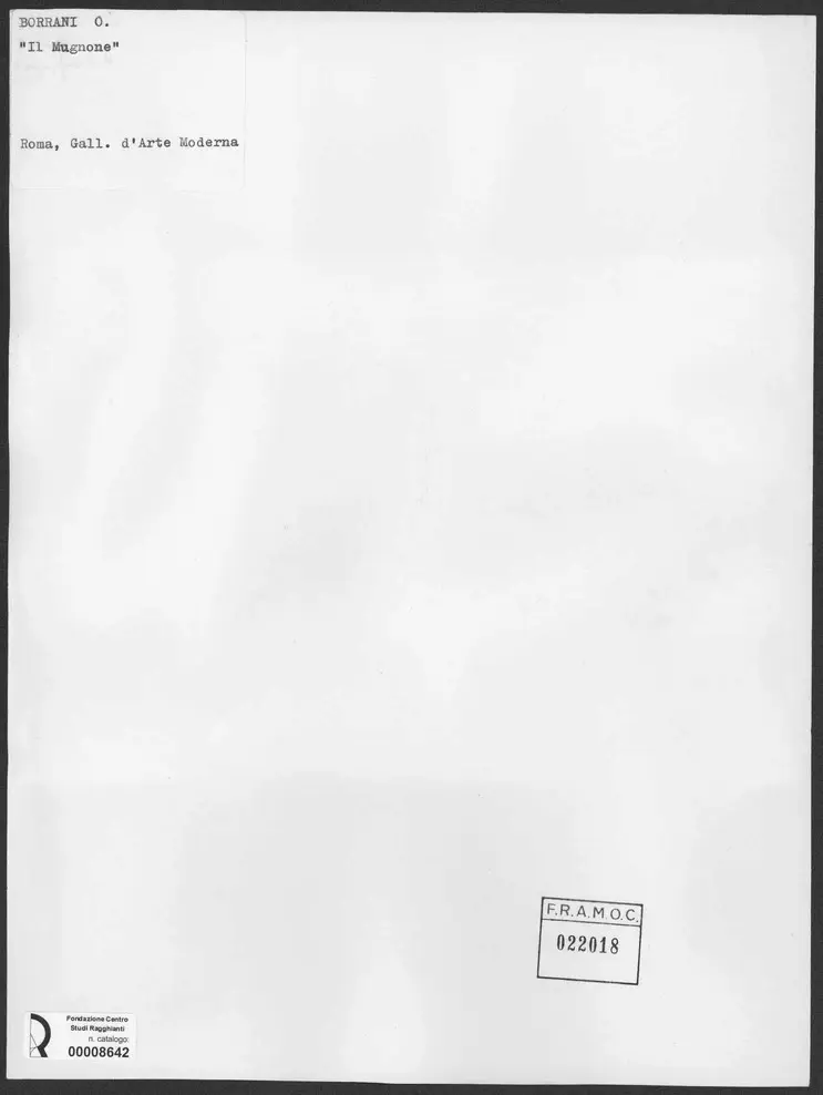 Anonimo , Borrani, Odoardo - sec. XIX - Il Mugnone , retro