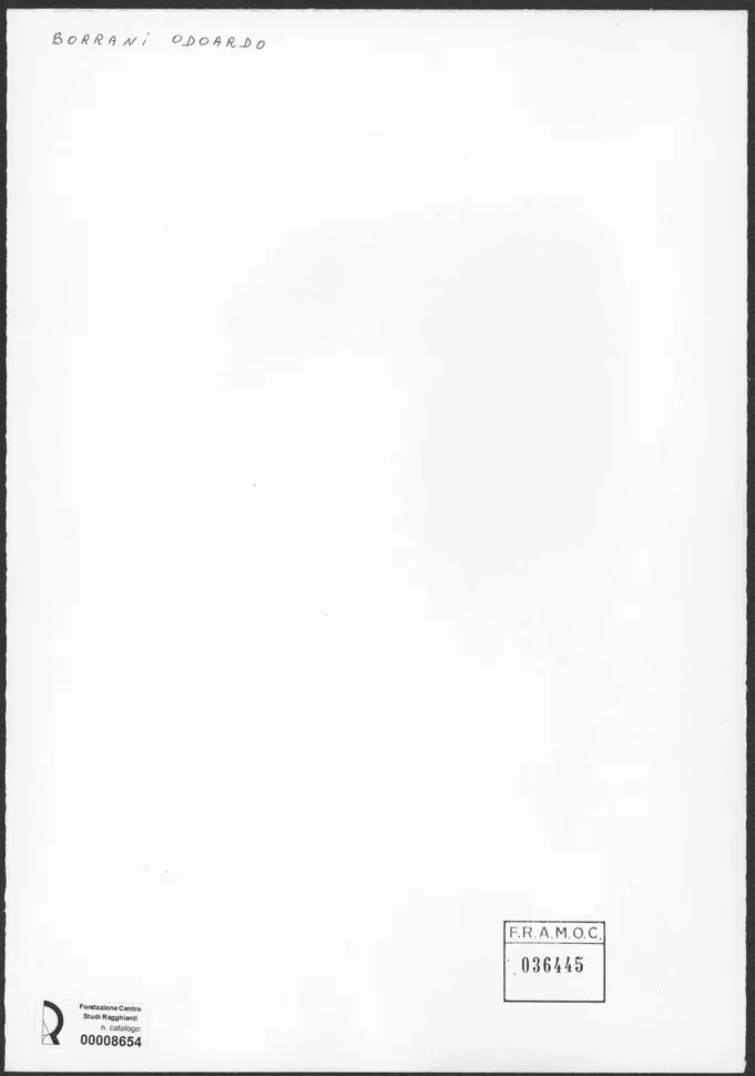 Borrani, Odoardo - - , retro