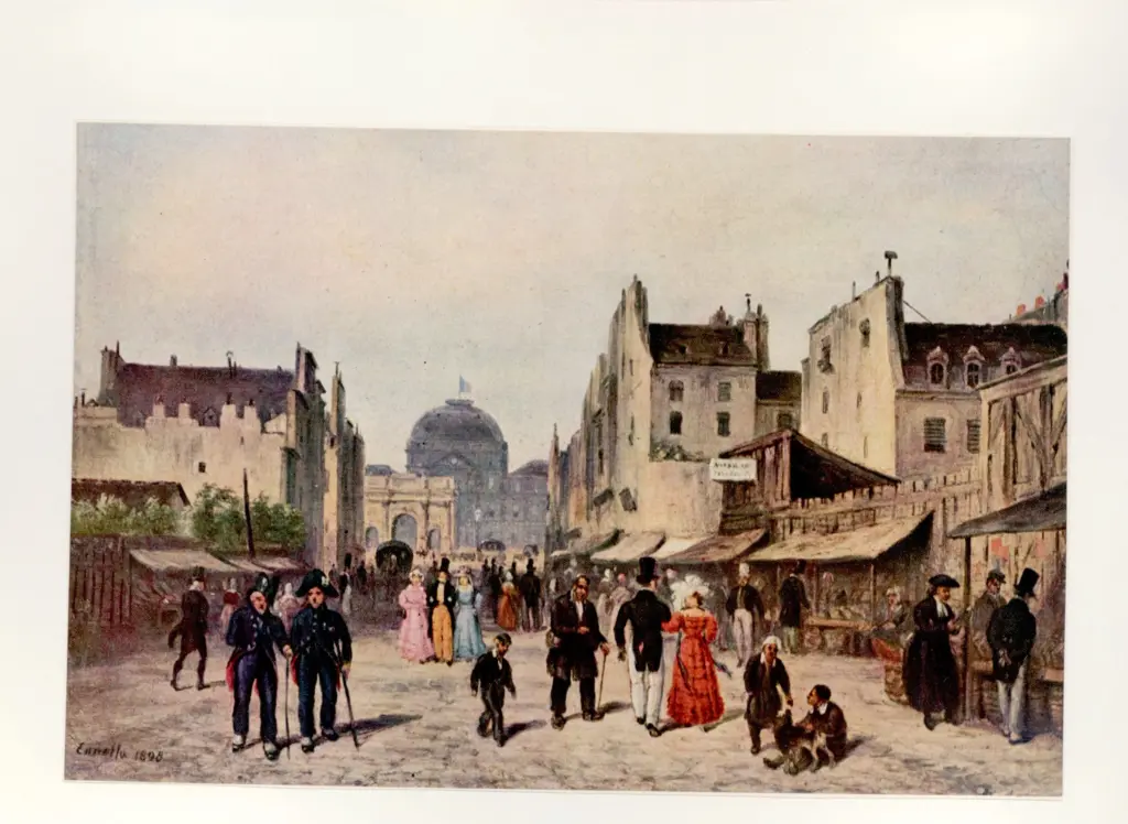 Canella, Giuseppe , Rue de Carrousel, 1828