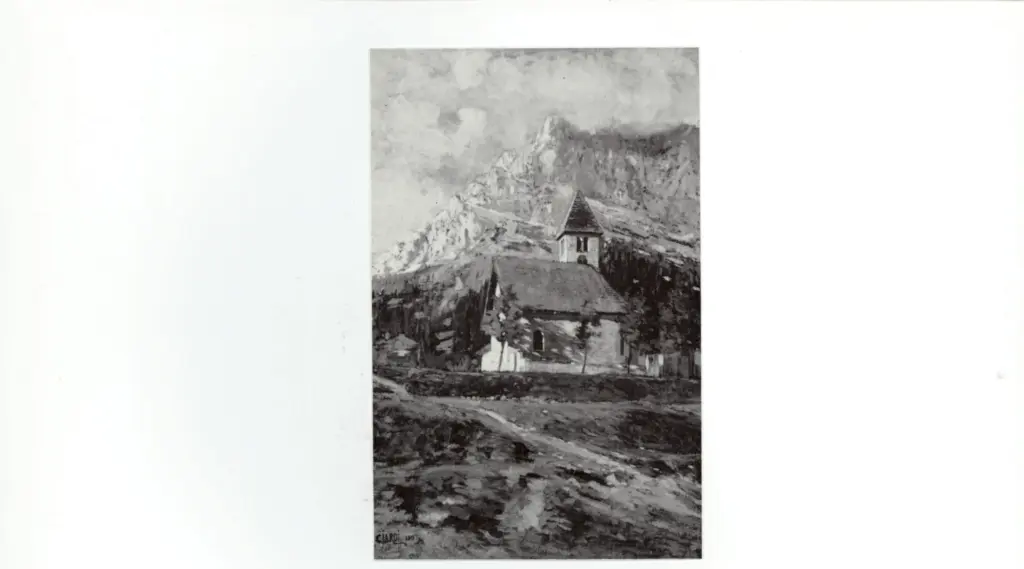 Ciardi, Guglielmo , Chiesetta a S. Martino di Castrozza -